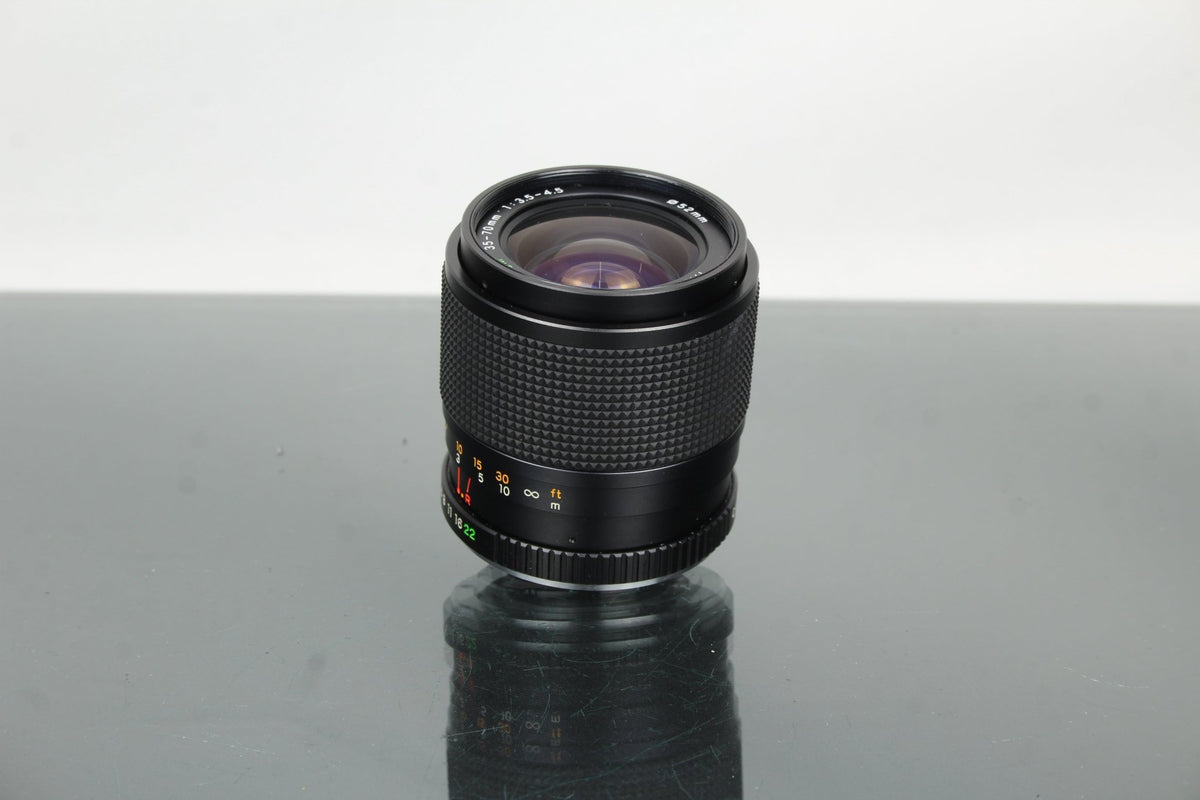 Yashica Lens MC ZOOM 35 - 70MM 1:3.5 - 4.5 (Contax/Yashica mount) - Dutch|Thrift