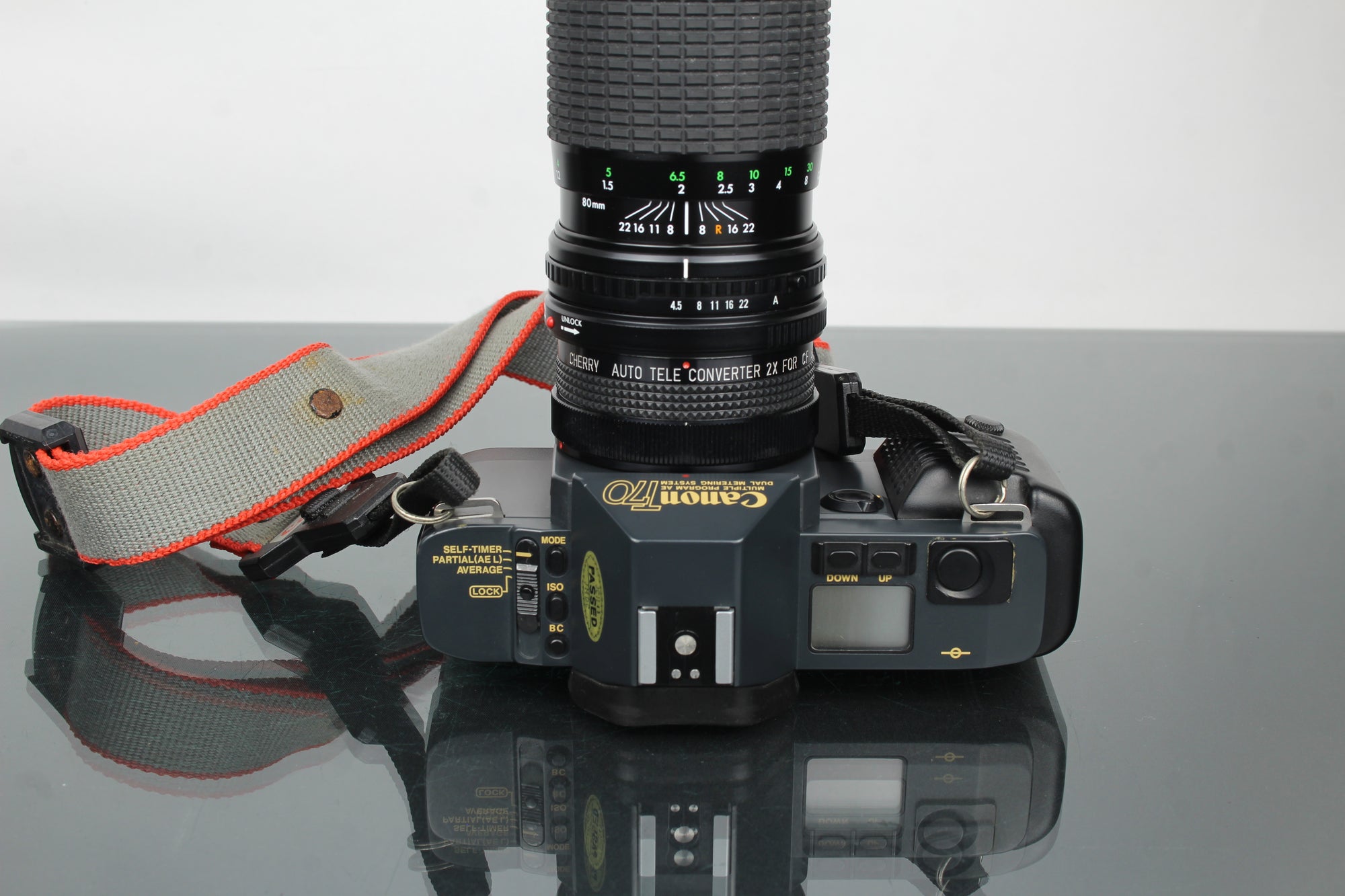 Canon T70 + Sigma 80-200mm f/4.5-5.6 FD lens