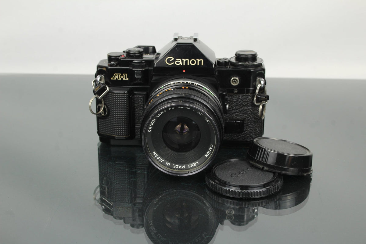 Canon A - 1 + Canon FD 35mm 3.5 lens - Dutch|Thrift