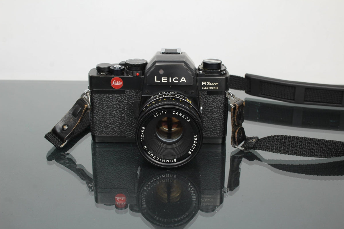 Leica R3 Mot electronic + 50mm f/2 Summicron - R lens - Dutch|Thrift