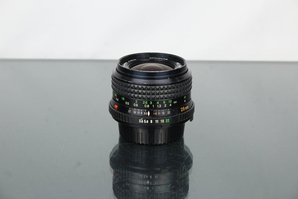 Minolta MD W.Rokkor 28mm 1:3.5 Minolta MD Mount - Dutch|Thrift
